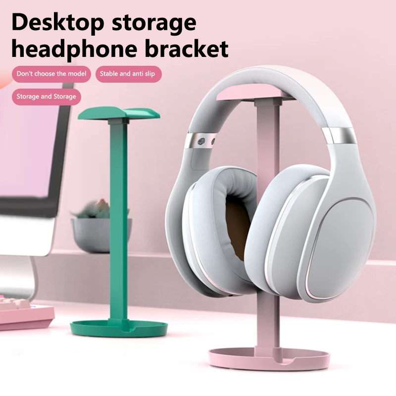حامل سماعة رأس متفوق، محمول ومريح للألعاب، يدعم AirPods/Beats/Bose.