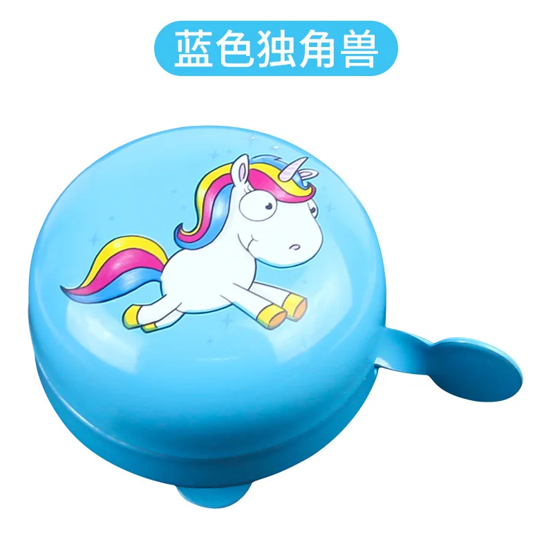 Bike Bell Bicycle Accessories Stylish Adorable Unicorn Printed Bicycle Bell Decor Bike Bell Crisp Ring Bell for Outdoor Children