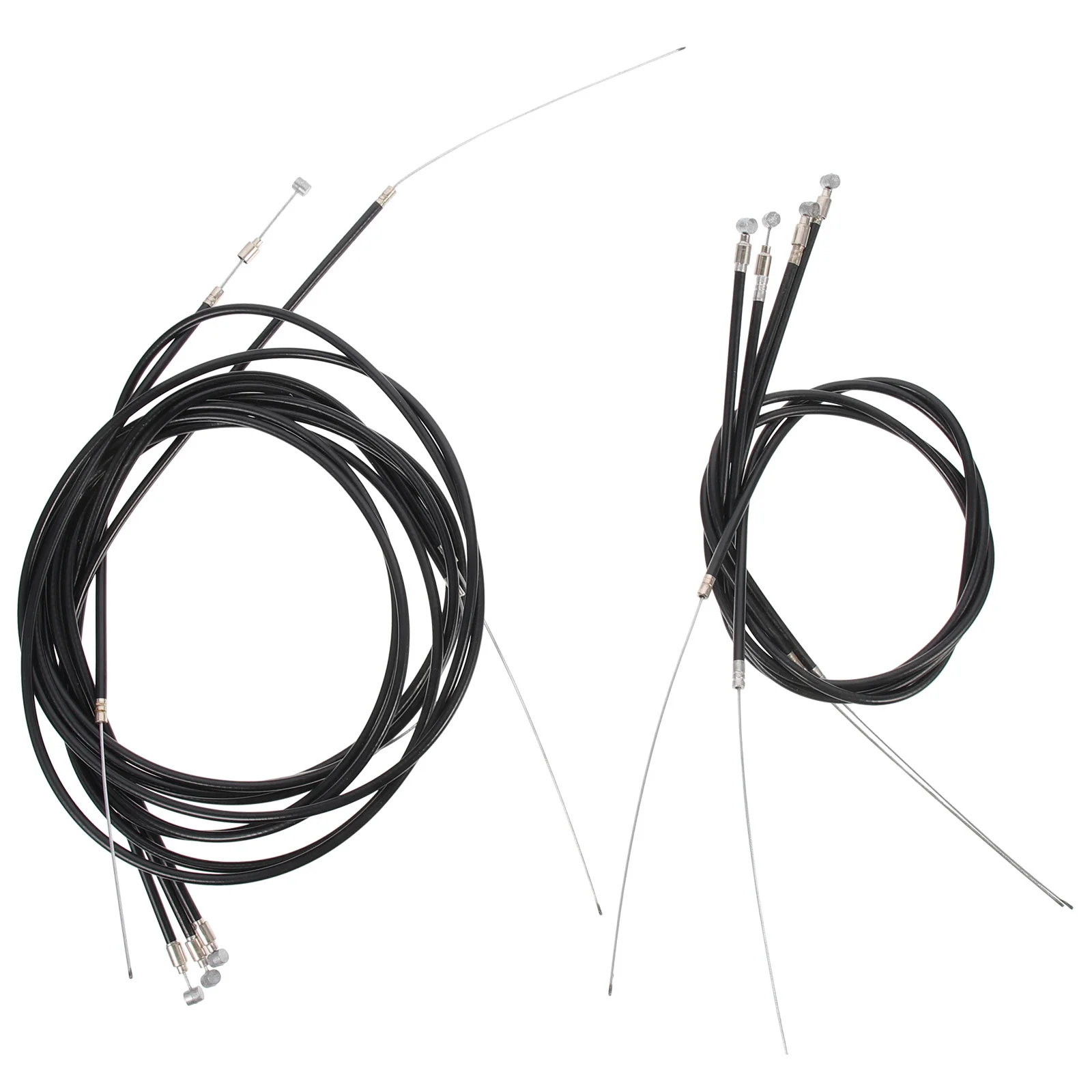 

4 комплекта велосипедных тормозных тросов, совместимый со складными велосипедами для горных дорог, универсальная длина, регулируемая высокая производительность, замена