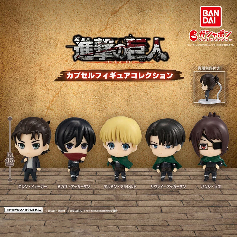 

Anime Attack on Titan Hange Zoe Mikasa·Ackerman Cosplay Cartoon Gashapon Garage Kits Doll Figurine Puppet Maumet Adorn Xmas Gift