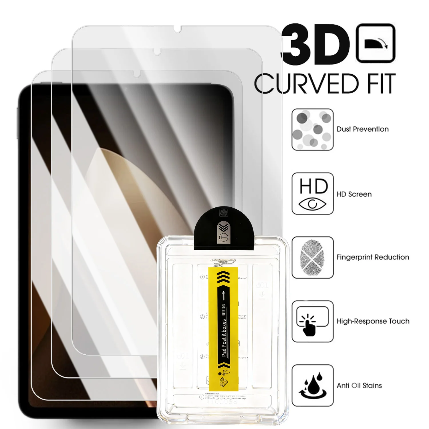 Easy Installation Tempered Glass Films Cover For Xiaomi Pad Mini 8.8inch HD Clear Screen Protectors For Mi Pad Mini