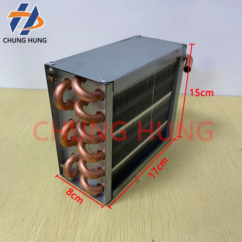 مكثف تبريد خزان المياه، مشعاع أنبوب النحاس، طابعة مسطحة بالأشعة فوق البنفسجية، مصباح معالجة LED، مكثف خزان المياه #4