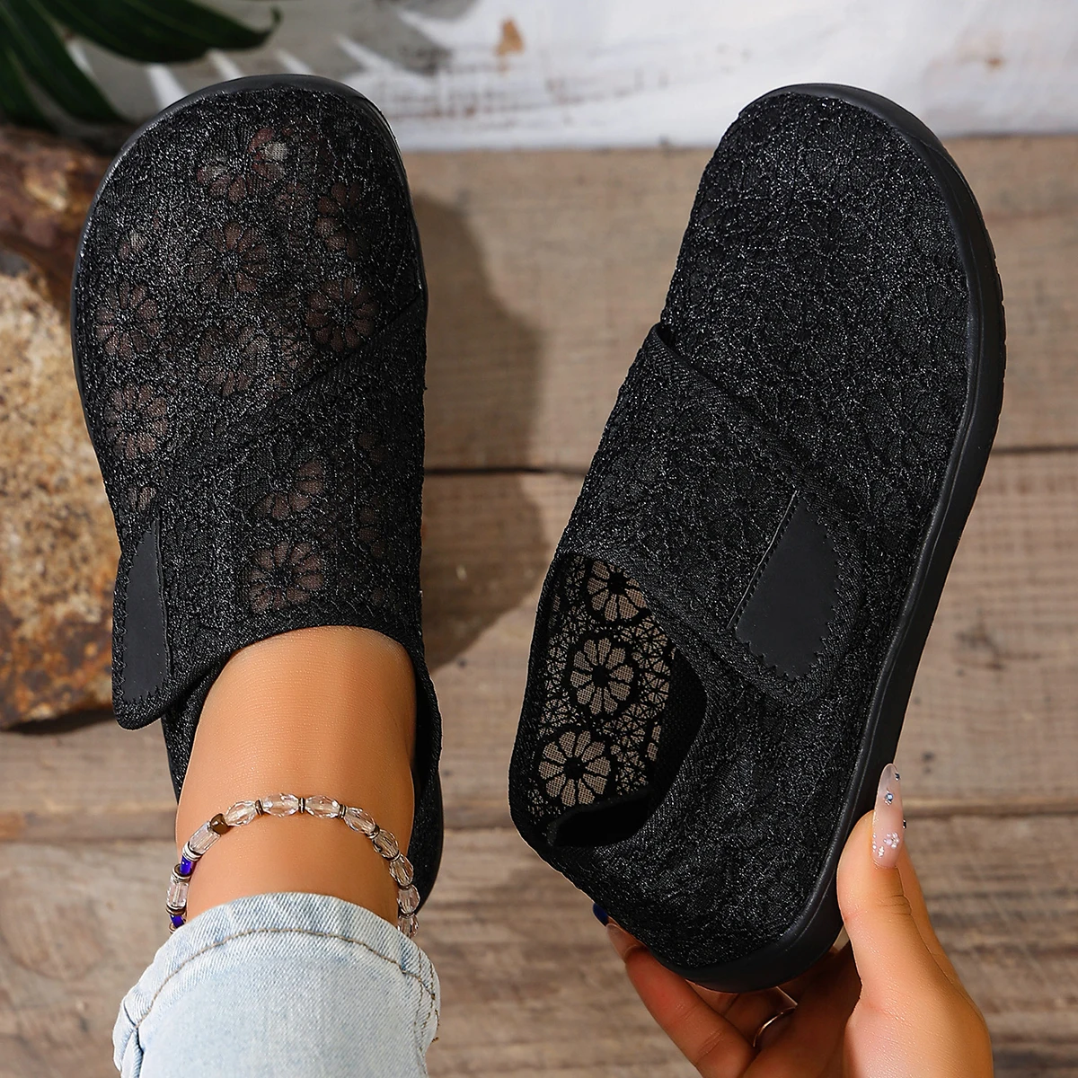 

Летние женские минималистичные кроссовки PUAMSS с широким носком, дышащие, на шнуровке, для ходьбы, с нулевым перепадом высоты подошвы