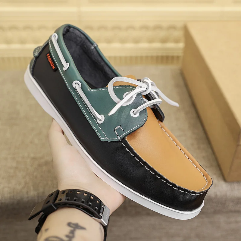 

Genuine Leather Loafers High Quality Oxford Shoes Outdoor Brand Jogging Sneakers Designer Leather Office Dress Shoes for Man