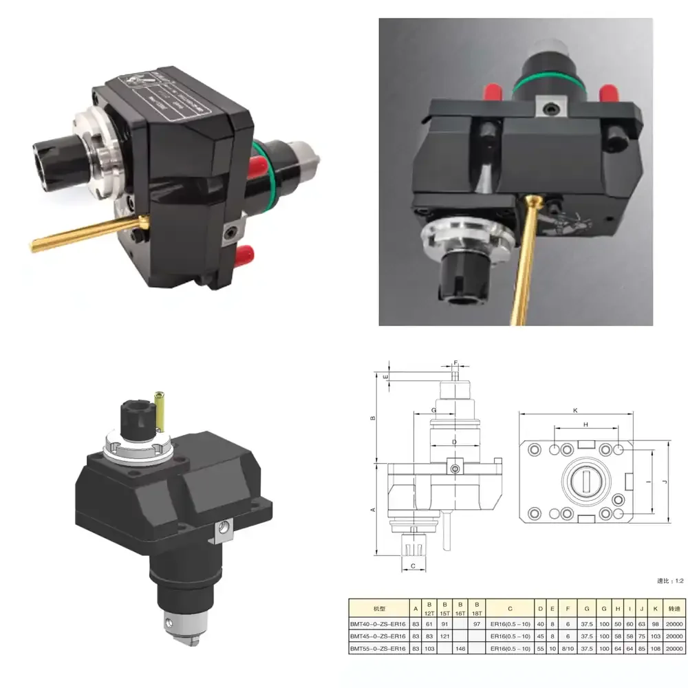 

Высокоточный держатель инструмента с повышением скорости на 0 градусов для токарных станков с ЧПУ (BMT40/BMT45/BMT55) – стабильное ускорение вращения
