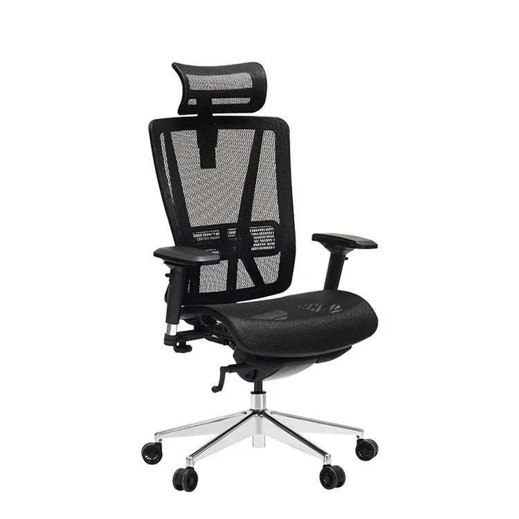 Furniture Multiple Function Adjustments PU Leather Swivel Full Mesh Office Chair High Back Comfortable Ergonomic For Office