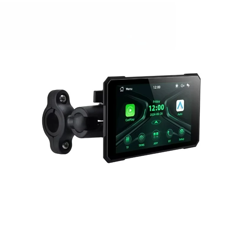 M19 5 inch Embedded Touch Screen Linux Allwinner F133 5G WiFi Bluetooth 5.0 IPX7 Wireless For CarPlay Android Auto Motorcycle