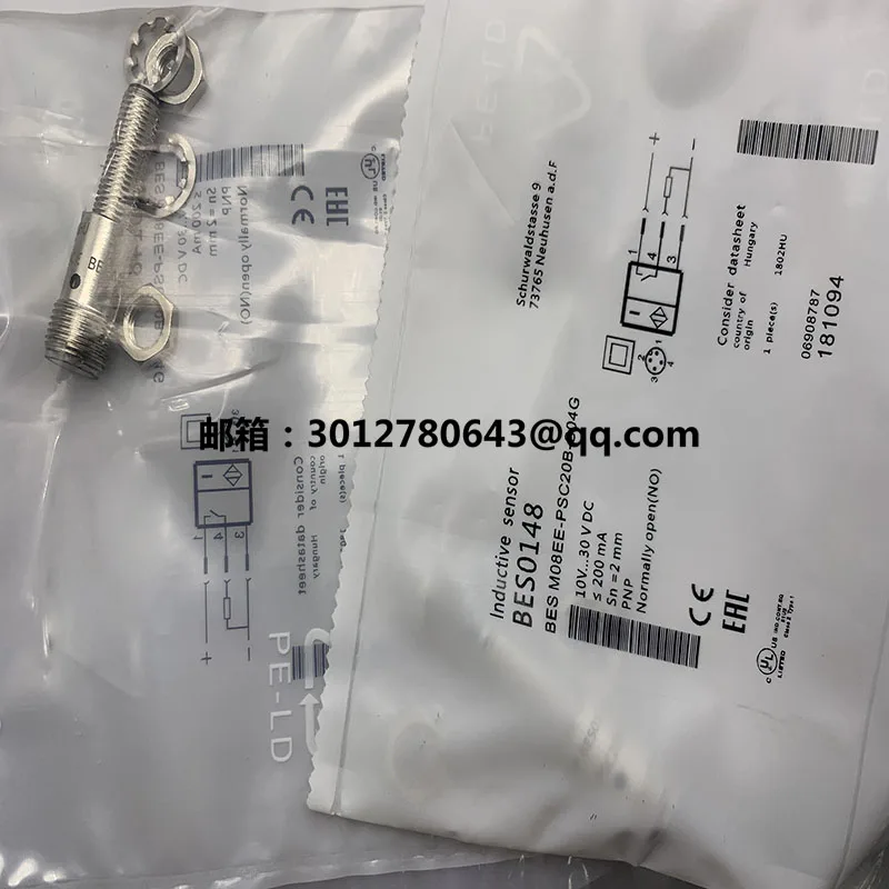 Novo Interruptor Do Sensor De Proximidade, BES M08MI-PSC15B-S49G, Em Estoque, BES003C