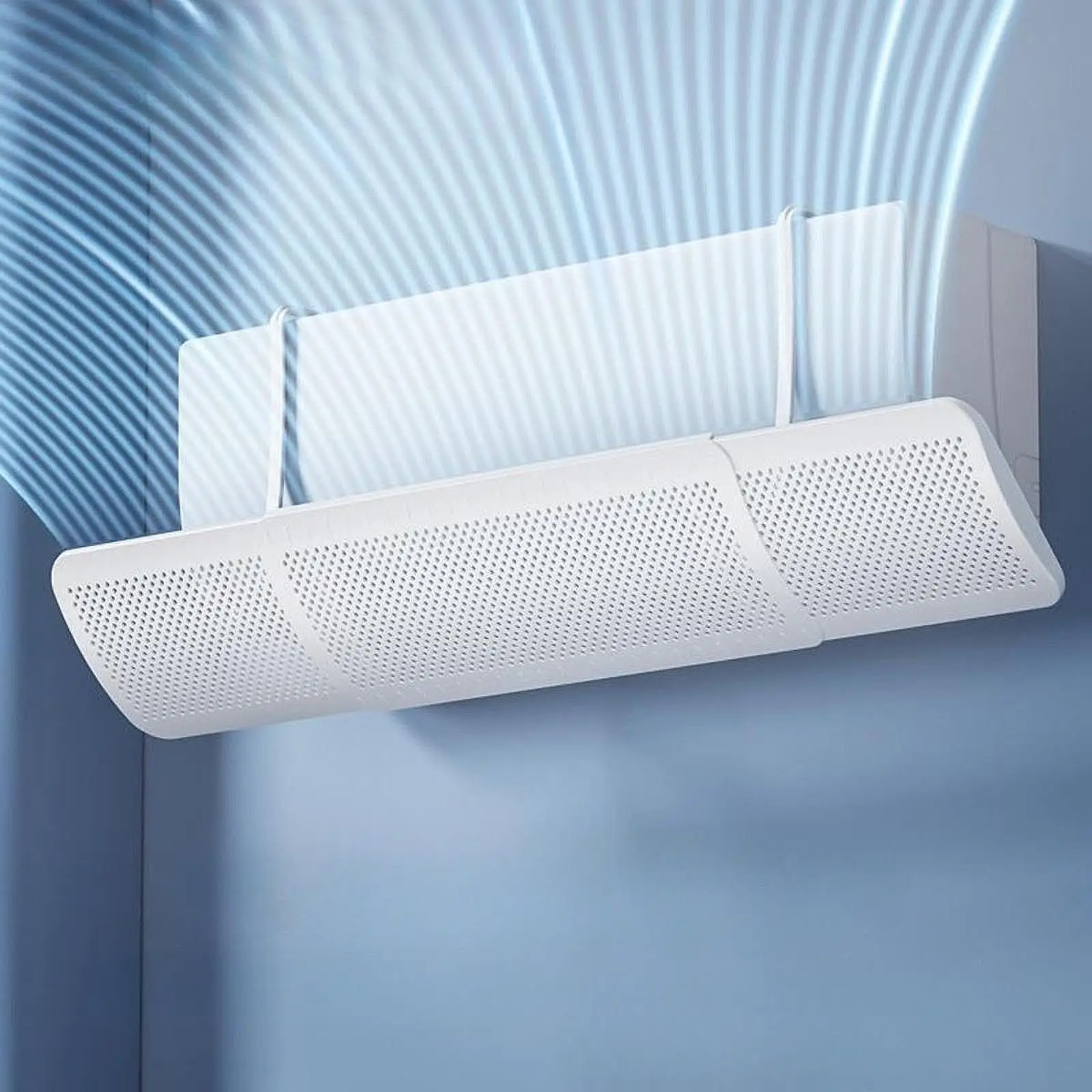 

Выдвижной 59-95 см аксессуар для дефлектора кондиционера, легко устанавливаемый для пожилых детей, женщин, регулируемая перегородка направления ветра