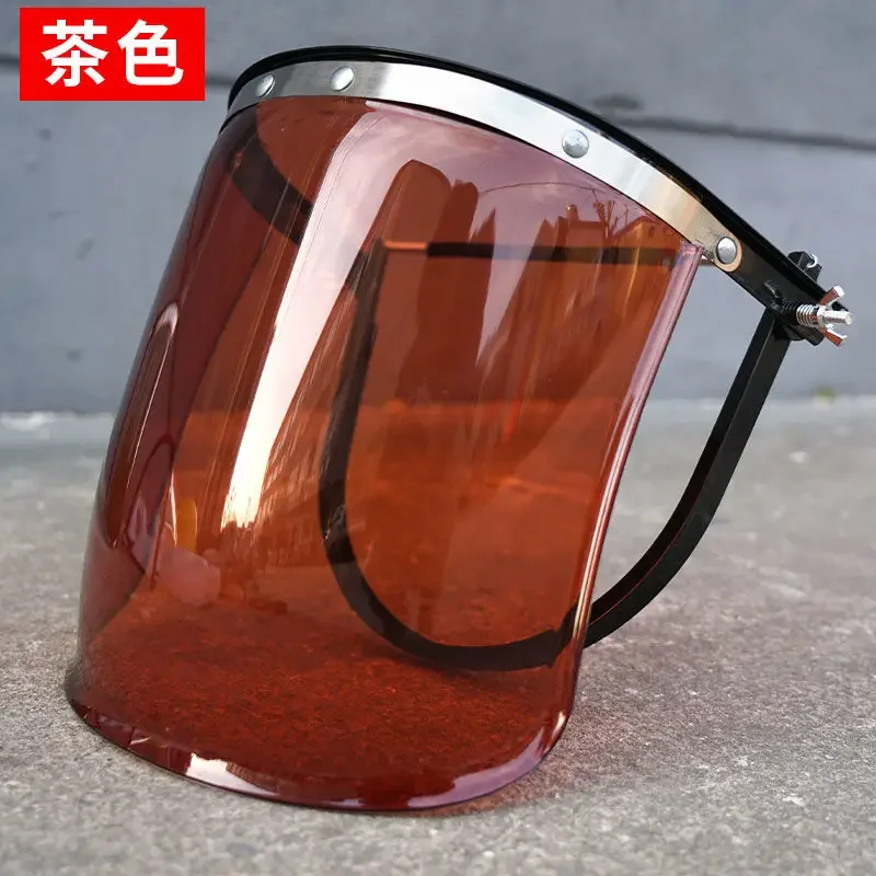 Helmet Type Welding Face Shield Protection Face Shield Anti Strong Light Splashing Polishing Wearing Type 2 Welding Protection