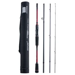 GOTURE MAGICIAN Lure Fishing Rod 1.98m 2.1m 2.4m 2.7m Spinning Casting Travel Lure Rod 4 Sections for Freshwater Seawate