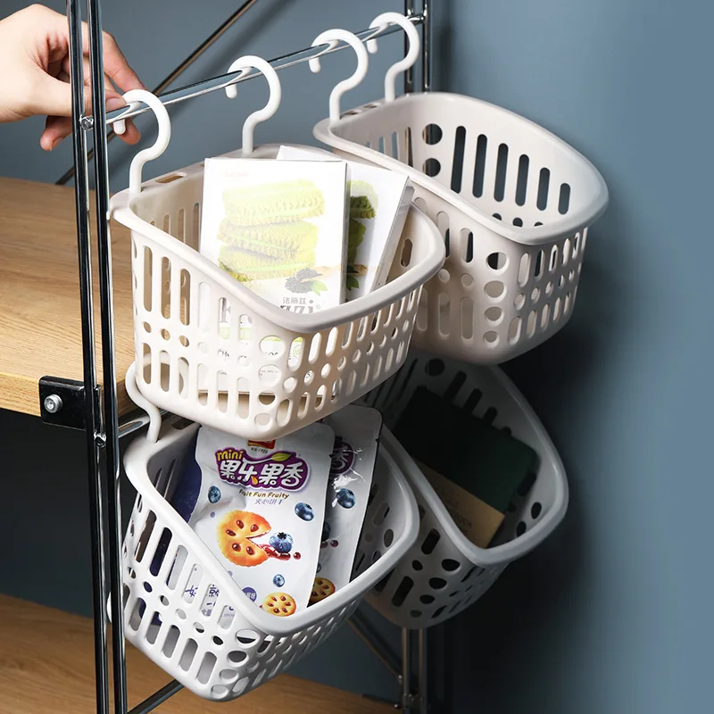 سلة تخزين معلقة متعددة الوظائف للمنزل، سلة معلقة للحمام، سلة استحمام، سلة تخزين للوجبات الخفيفة #3