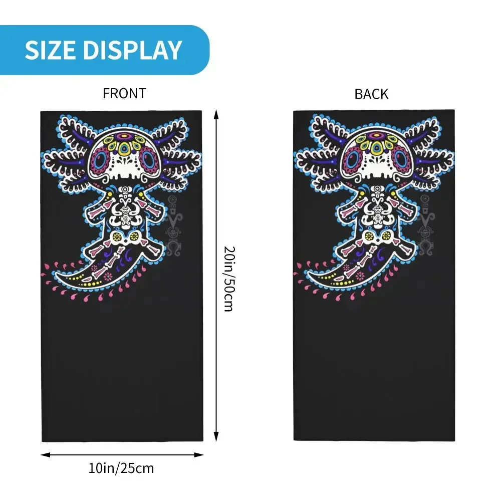 قناع الوجه للرقبة وشاح السمندر من قماش البوليستر #5