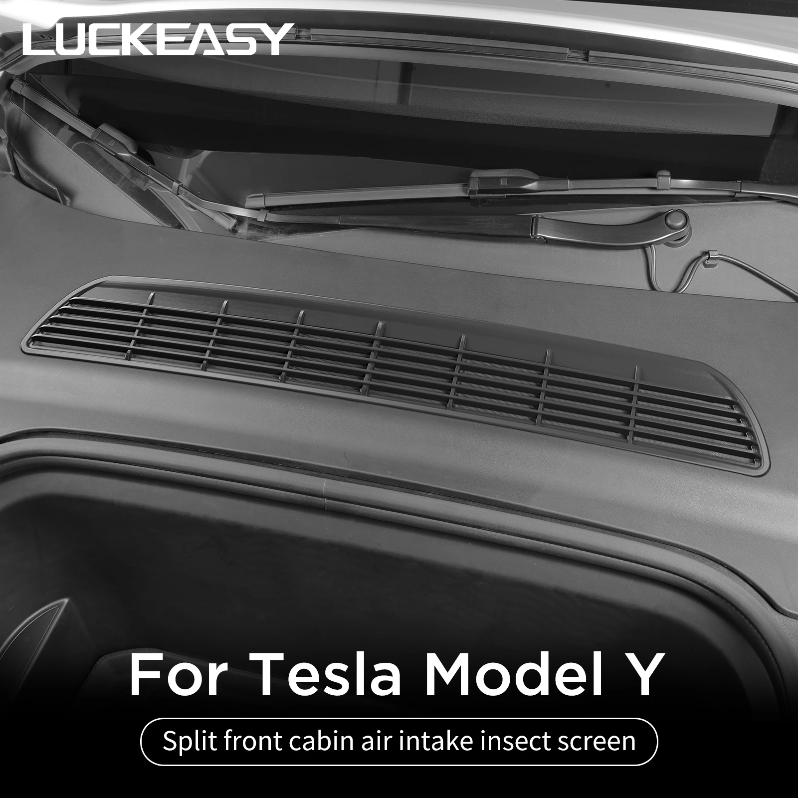 For Tesla Model Y 2023 2024 Air Inlet Anti-insect Net Protective Cover Car Accessories Air Vent Intake Grille Insect Proof Net