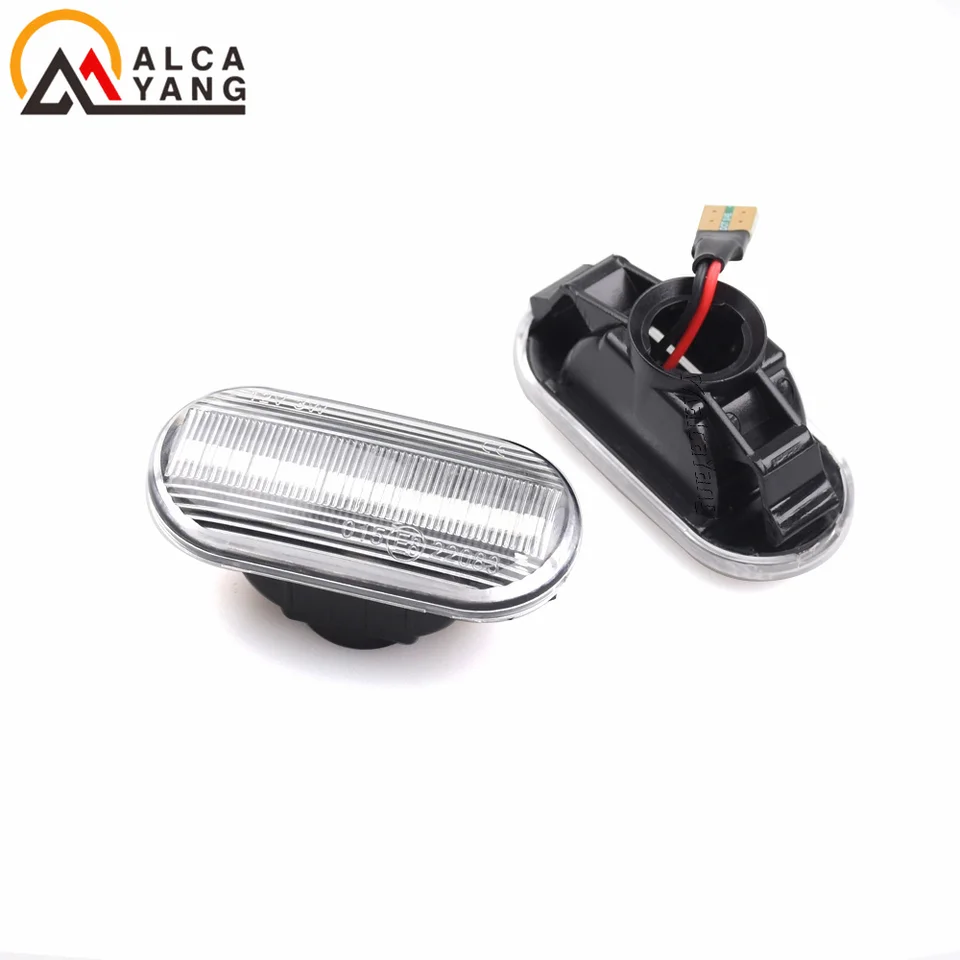 2 Pieces 12V Car Dynamic Side Marker Indicator Light Lamp NIS