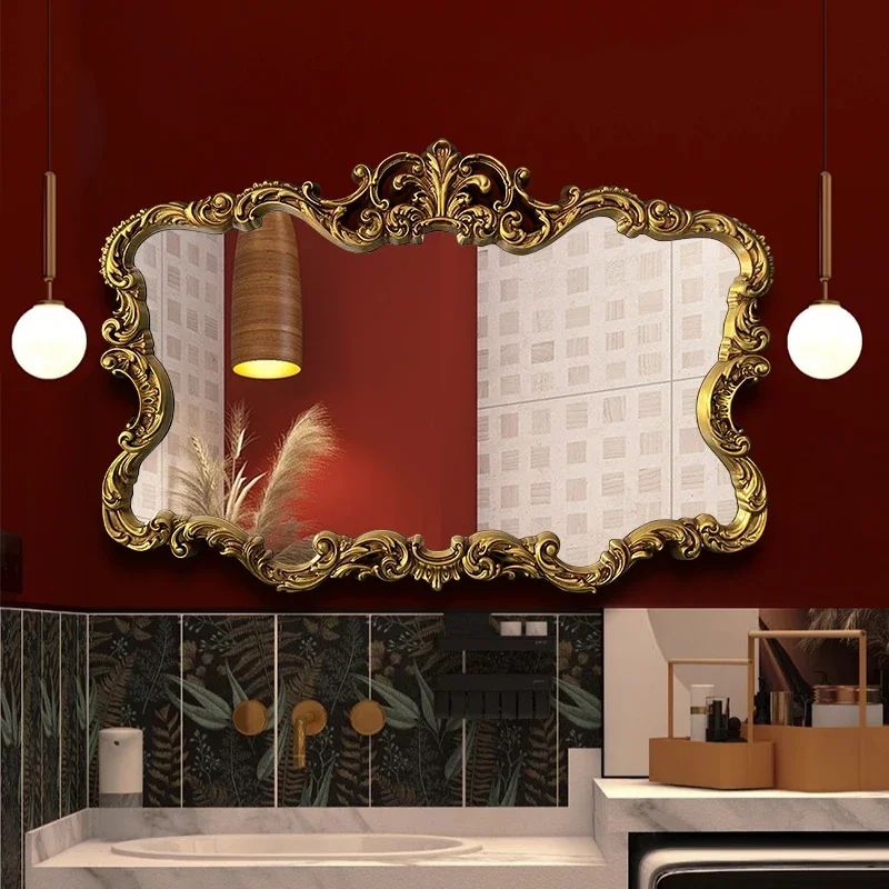 Luxury Funky Mirror Wall Modern Art Vanity Aesthetic Living Room Mirror Garden Hanging Portable Spiegel Wand Home Decorations