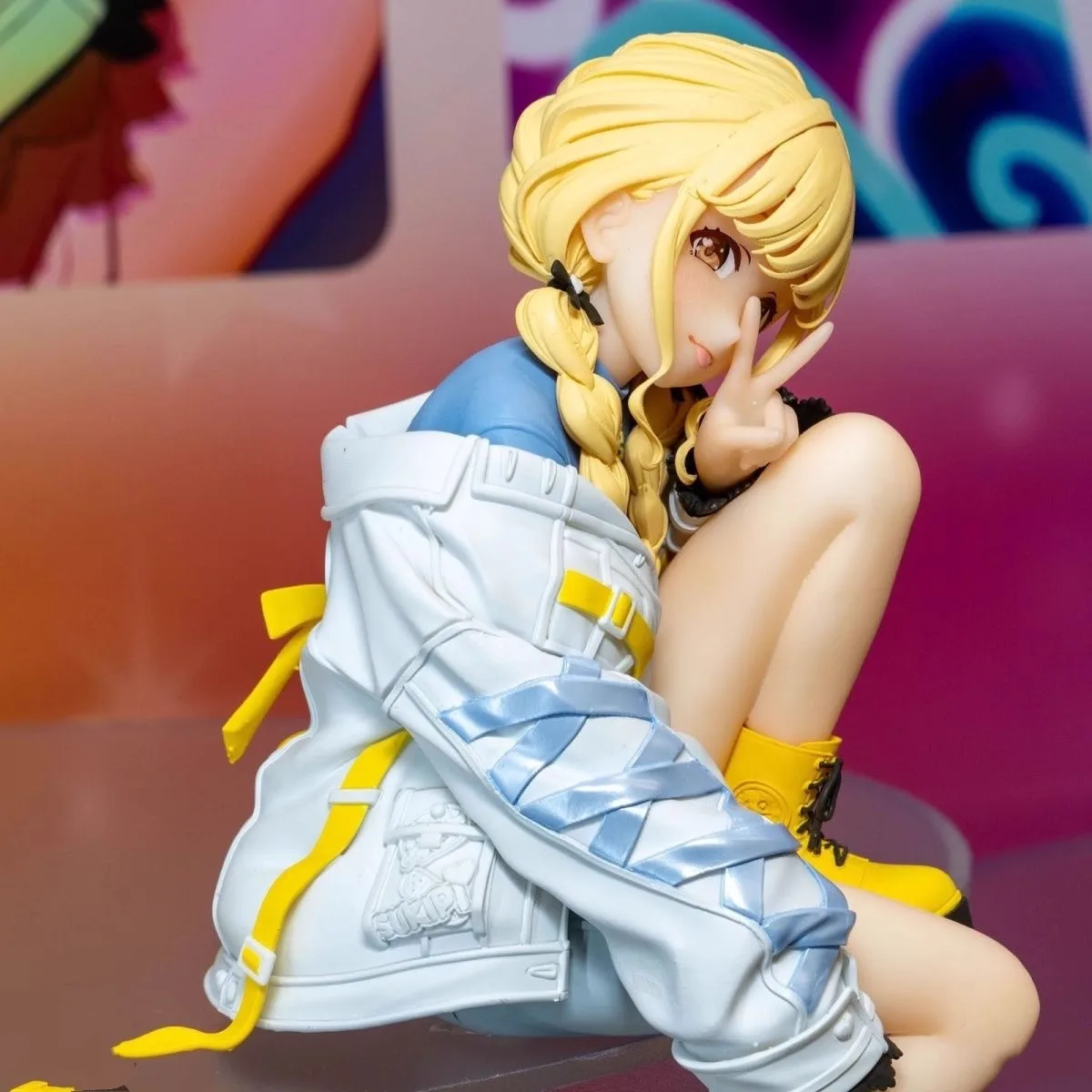 Figura GK Gardenia em Pose Atraente, Produção Nacional, Modelo Colecionável de Anime da School Idol Master Fujita Kotori
