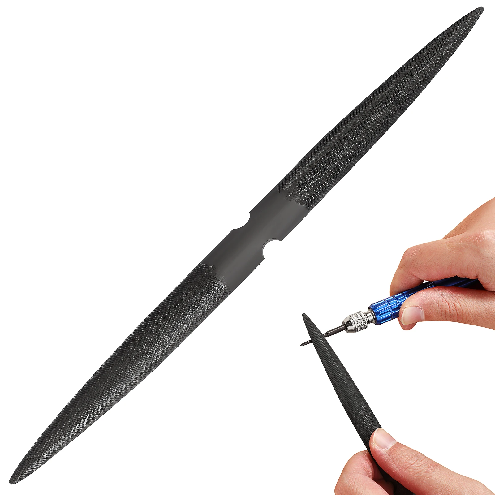 

Half Round File Double Ended Carving Tool for Filing Jewelry Modeling Wax Plastic Surgery Tools Wax Carving File Practical Gift