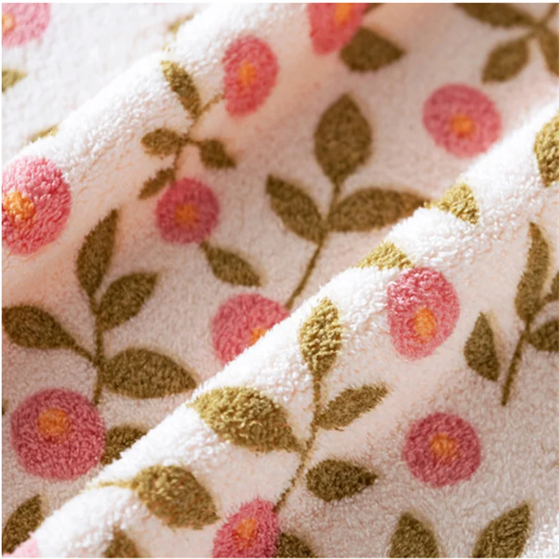 6 pieces of coral-fiber printed kitchen cleaning cloths, highly absorbent and reusable square rags, household cleaning towels