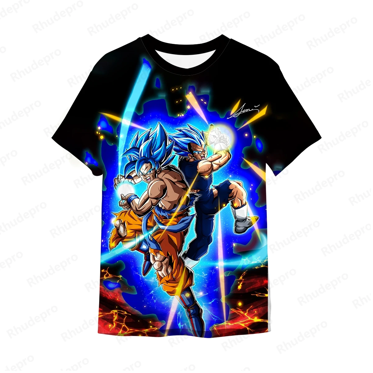 

T-shirt Men Men's Children's Tops DragonBallZ New Shirts Fashion Summer Hip Hop Clothing Streetwear Goku Short Sleeve Y2k