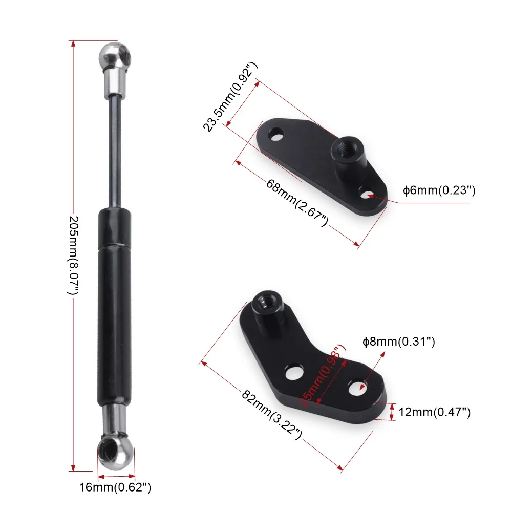 X3 Door Opener Kit Anodized Iron Door Support Rod For Can Am  Maverick X3 2017‑2022 Front Rear X3 Max 2017-2023 UTV accessories