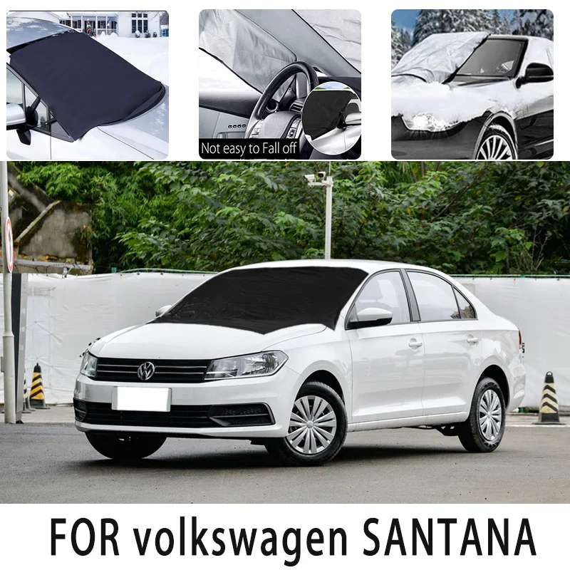 

Carsnow cover front coverfor SANTANA snowprotection heat insulation shade Sunscreen wind Frost prevention car accessories