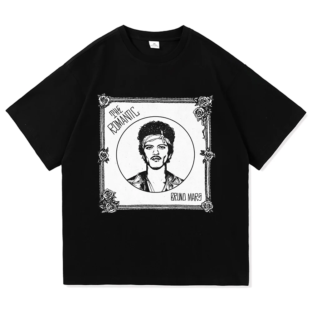 The Romantic Album T Shirt Bruno Mars The Romantic Tour 2026 Men
