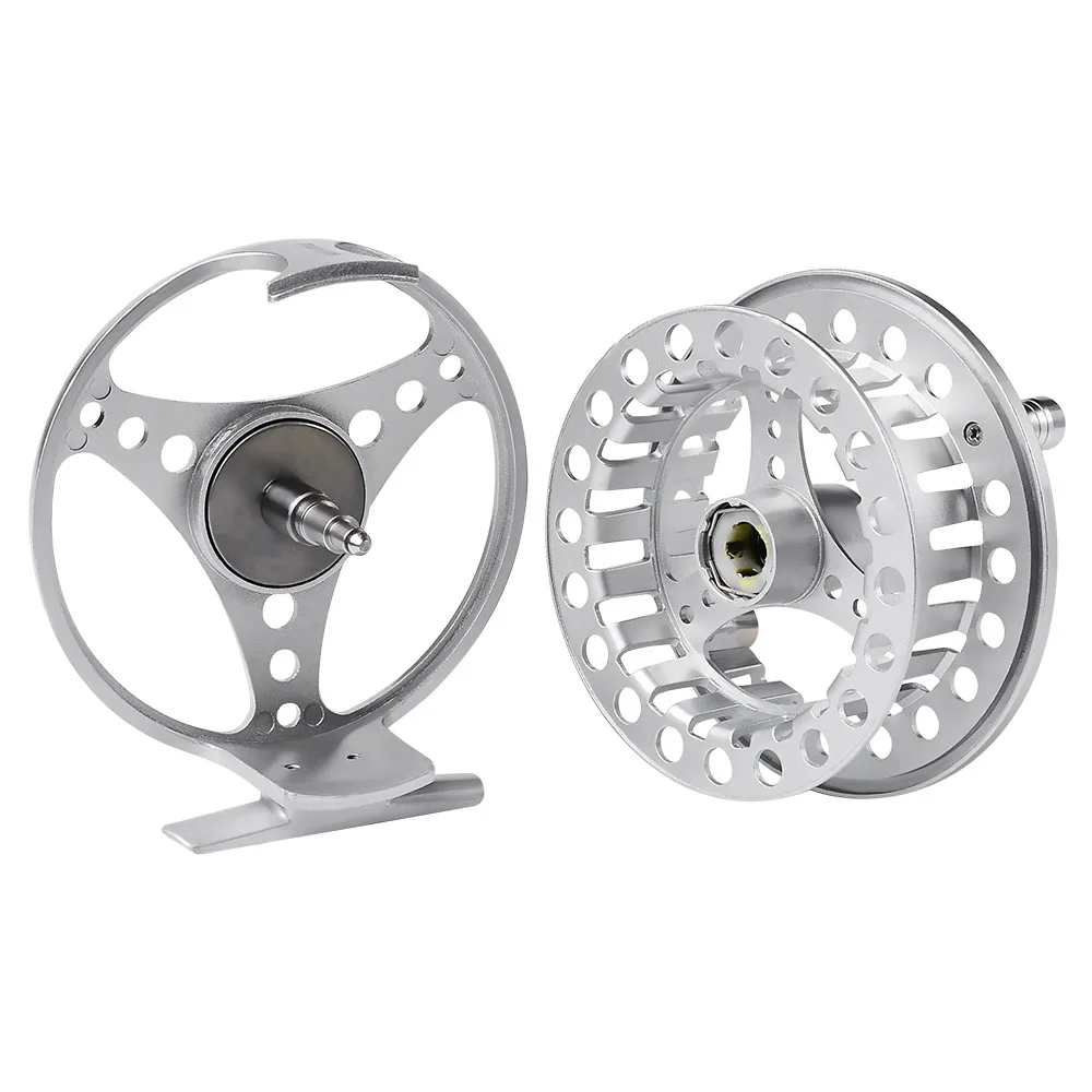 PROBEROS Fly Fishing Wheel 3/4-5/6-7/8 WT Fly Fishing Reel Aluminum Fly Reel CNC Machine Cut Large Arbor Die Casting