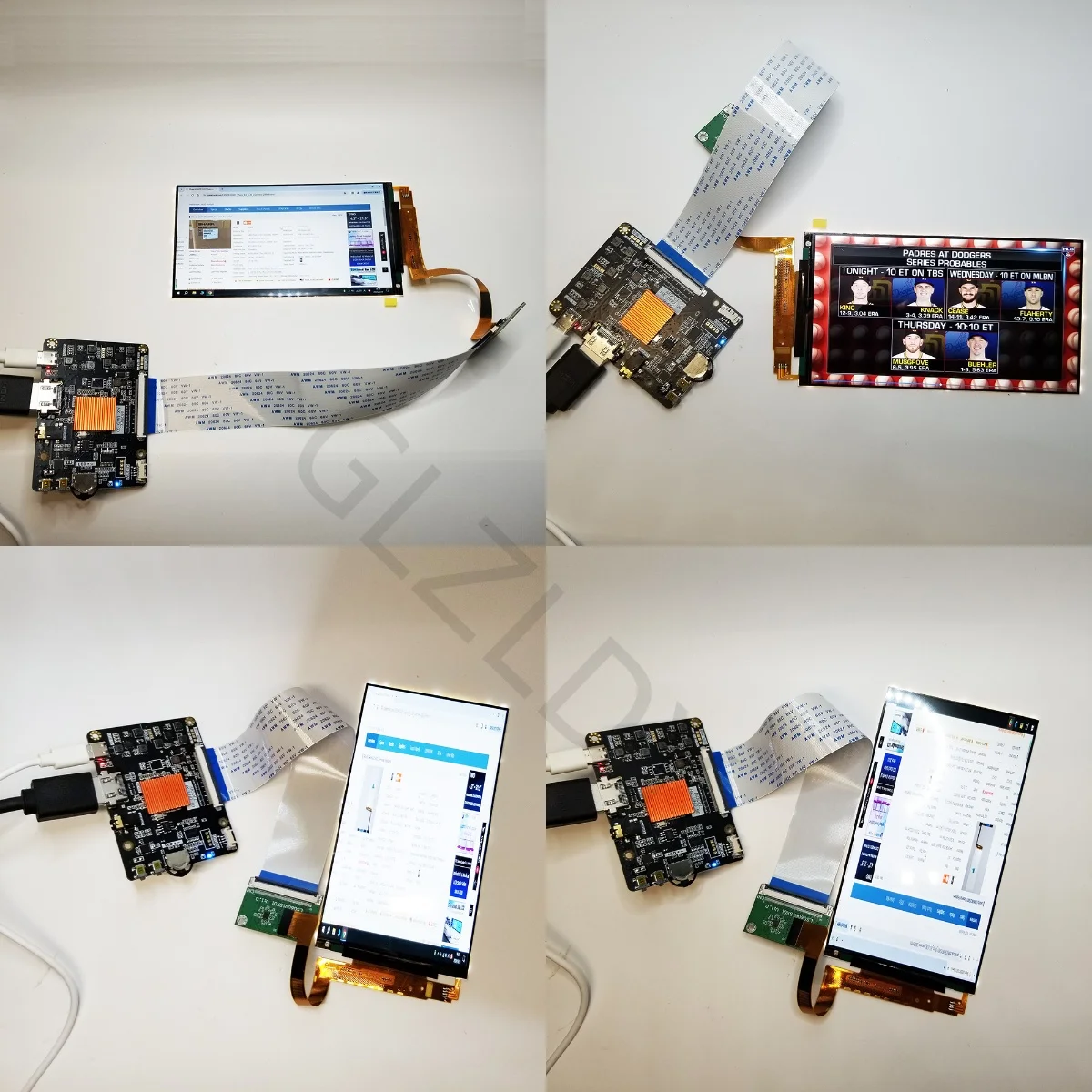 HDMI para MIPI Espelho Gire para Impressora 3D, LCD Driver Board Kit, 2K IPS, 1440x2560, 50Pin, LS060R1SX01, 6"