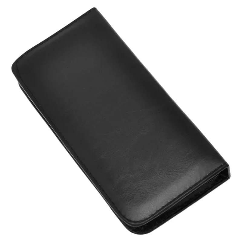 이발 가위 가방 전문 헤어 가위 케이스, PU 가죽 케이스, 보관 공간, 살롱 또는 애완 동물용 가위 3 개 보관, C0020A