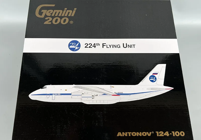 1:200 Scale G2TTF1080 Russian An124 Transport Aircraft  An-124-100 RA-82035 Model Adult Fans Collectible Souvenir