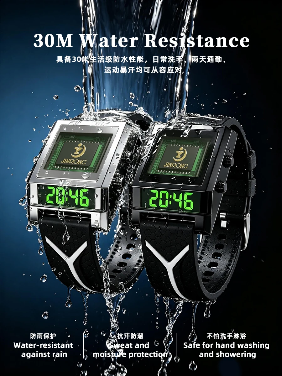Fashion Men Digital Wristwatch - Watch Display Box ulasan dan harga