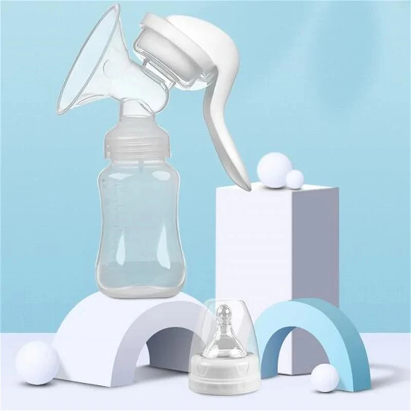 Manual Breast Pump Powerful Baby Nipple Suction Feeding Milk Bottles Breasts Pumps Bottle Sucking Hand-type Baby Breast Pump