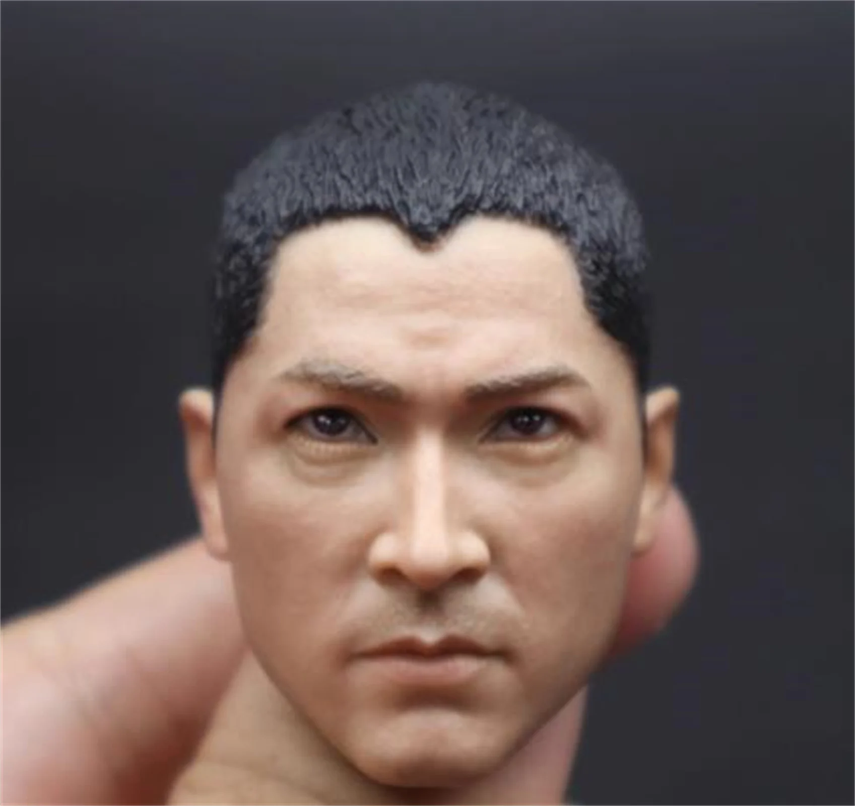 

Asian Men's Head Carving Hardman War Soldier Asir Calm expression figure 1/6 Soldier Model Fit 12" Action Figure Collection