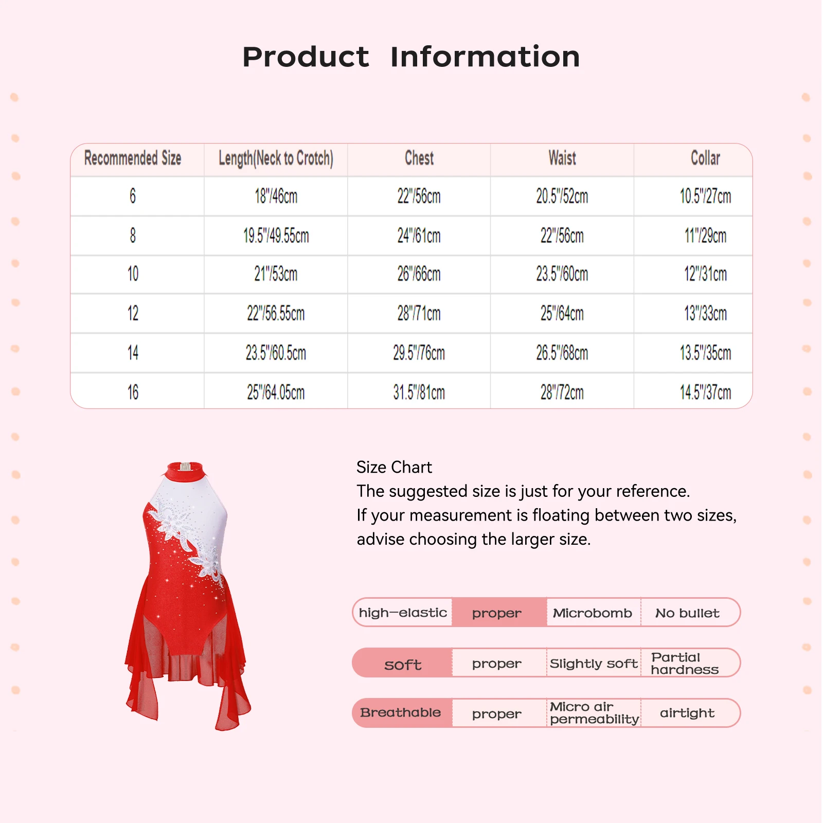 Kids Girls Artistic Figure Ice Skating Dress Shiny Rhinestone Ballet Jersey Sleeveless Lyrical Dance Costume Gymnastics Bodysuit