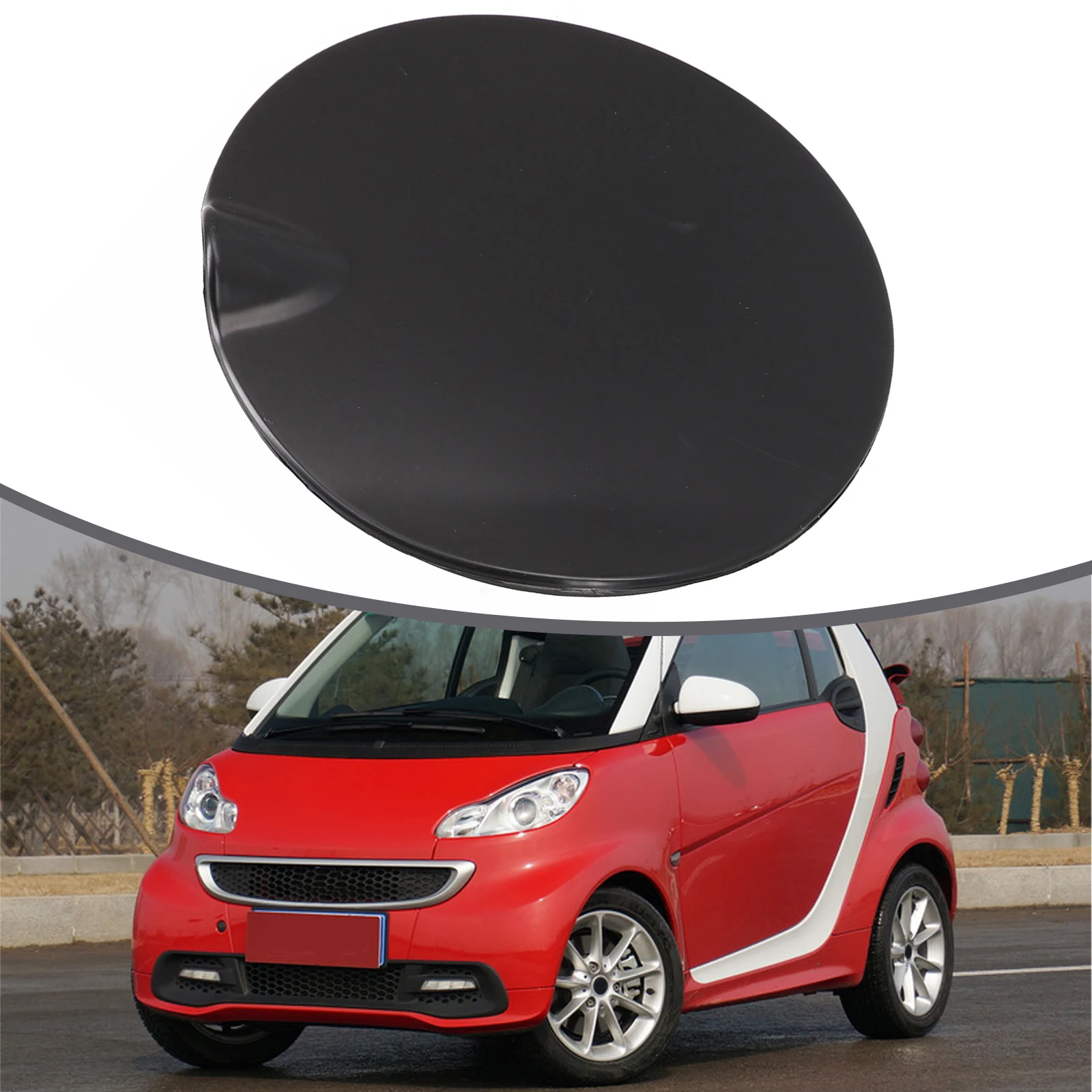 Practical Useful Brand New Fuel Door Lid Antenna Base Plastic Black Direct Fit For Smart Fortwo 08-15 Replacement 4517540006