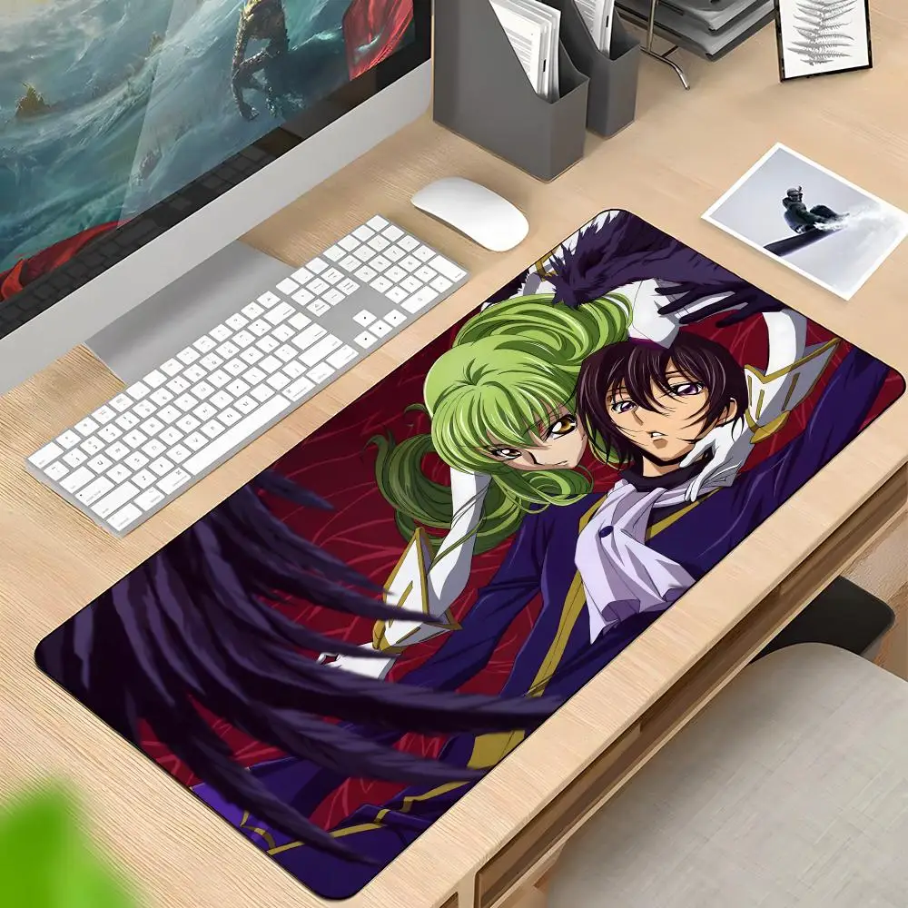 

Code Geass Mouse Pad Rubber Antislip Keyboard Pad 40x90cm Mousepad Gaming Accessories XXL Office Computer Mat