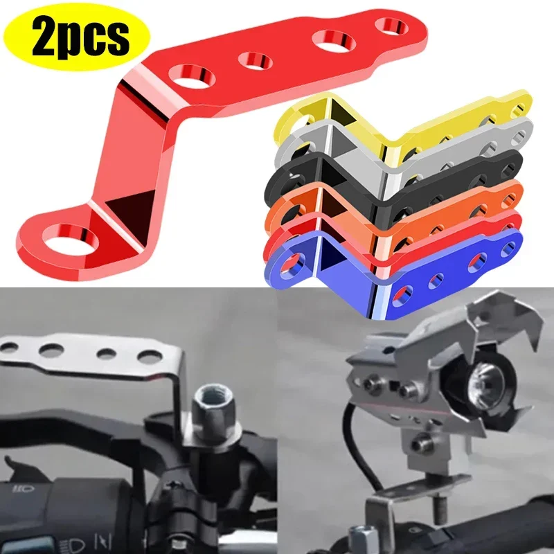 Rearview Mirror Headlight Bracket Motorcycle Spotlight Modified Bracket Autocycle Electrocar Brackets Mount Extender Accessories