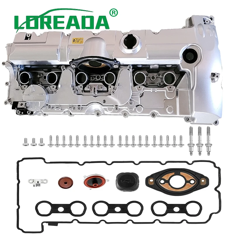 

11127552281 New Aluminum Engine Valve Cover W/ Gasket&Bolts For BMW N52/N51 E70 E82 E90 E91 328i 528i 128i X3 X5 Z4 L6 2.5L 3.0L