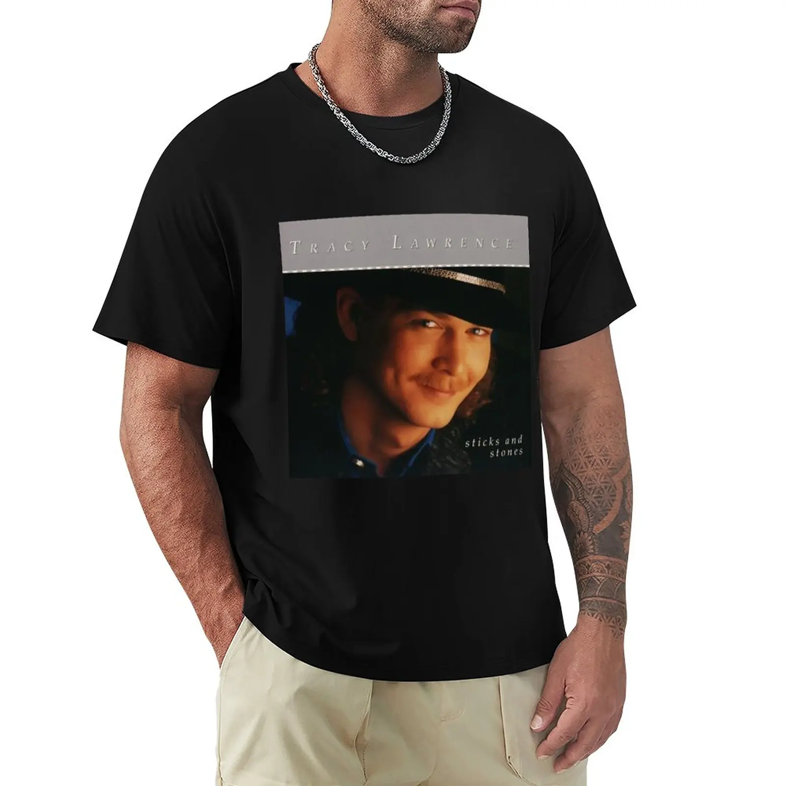 Tracy Lawrence T-Shirt cute tops oversized heavyweight t shirts for men