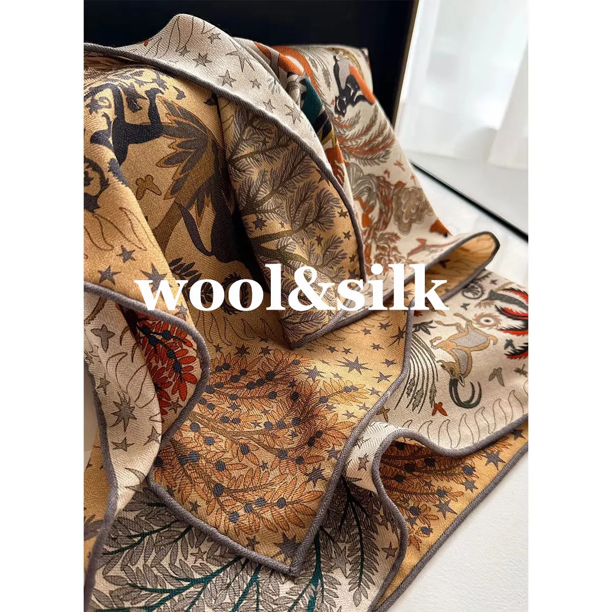 

82% шерсть, 18% натуральный шелковый шарф для женщин, шали, платки, шарфы высокого качества, пашмина, женский хиджаб, бандана bufanda Écharpes