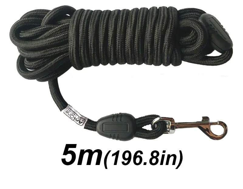 5M/10M/15M lange Trainingsleine für Hunde – robuste Nylon-Rückrufleine für Agility-Training, Hundeleine für mittelgroße und große Hunde – Detail 3