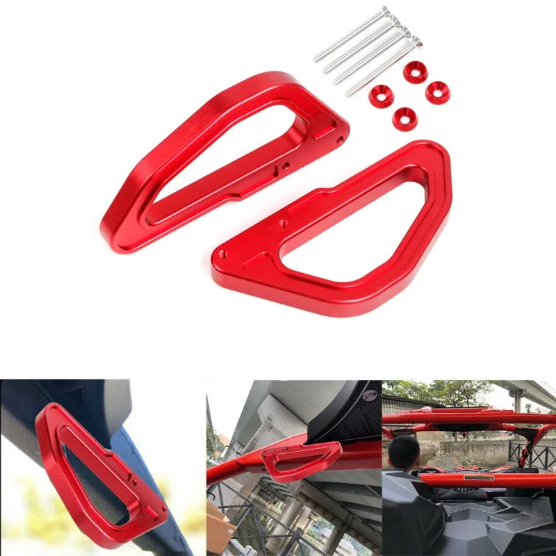 Car modified aluminum alloy off-road vehicle punching armrest handle, mountain bike inner handle breakthrough point