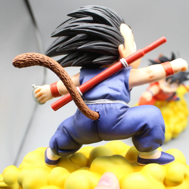 Dragon Ball Z figurka Anime dziecko syn Goku Z chmurą figurki Anime Super Saiyan syn Goku Gk statua figurka lalka zabawka prezenty