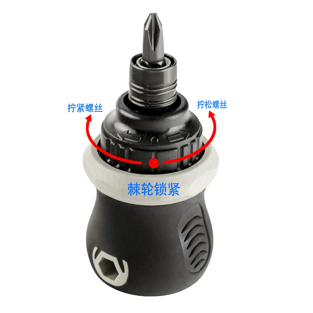 Double-head Screwdriver Ratchet Screwdriver Set Slotted Household Tool Multi-function Magnetic Screwdriver Telescopic Labor