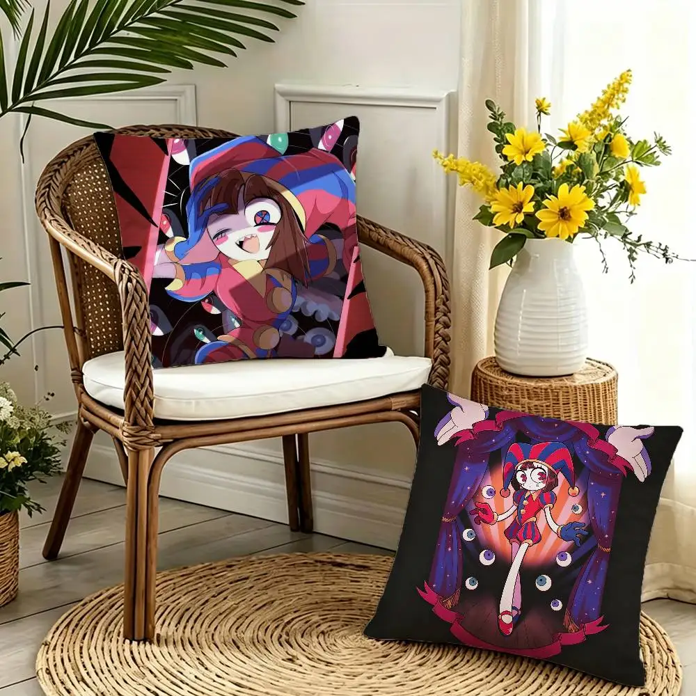 

Pomni Pillow Case Cushion Cover Throw Pillow Case For Car Sofa