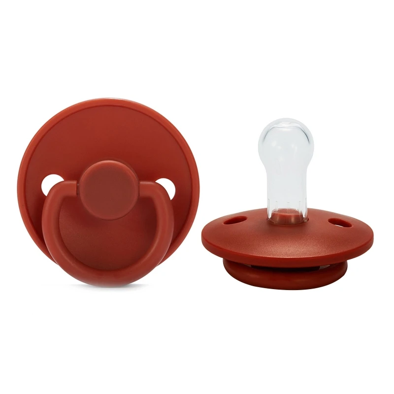 Sucette en Silicone pour bébé 6 à 18 mois, qualité alimentaire, sans BPA, pour bébés filles garçons, sucette factice en