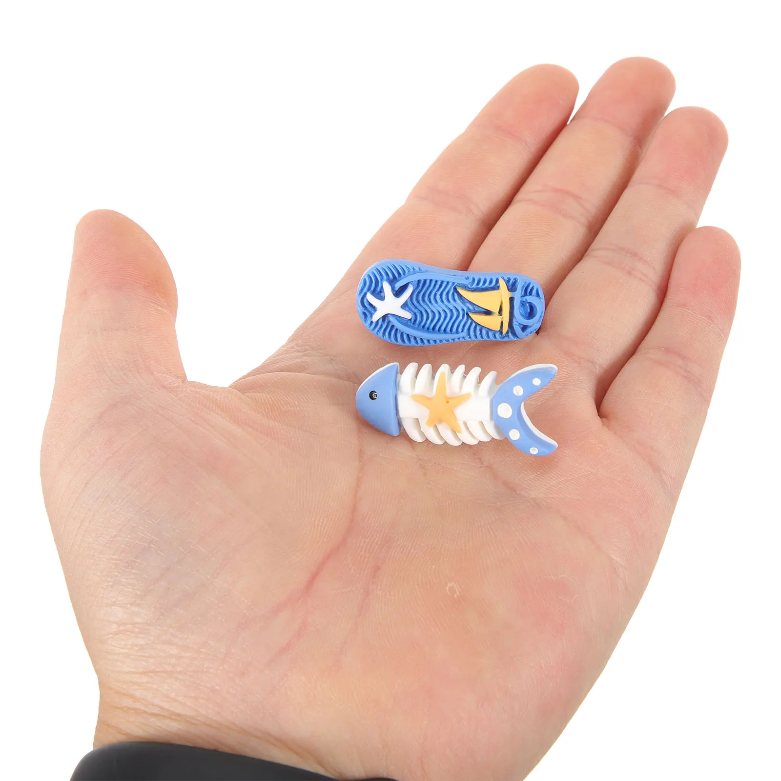 

30pcs Thumb Tacks Cute Pushpins Delicate Push Pin Resin Sea Theme Shaped Thumb Tacks Map Accessories Practical Storage Wall