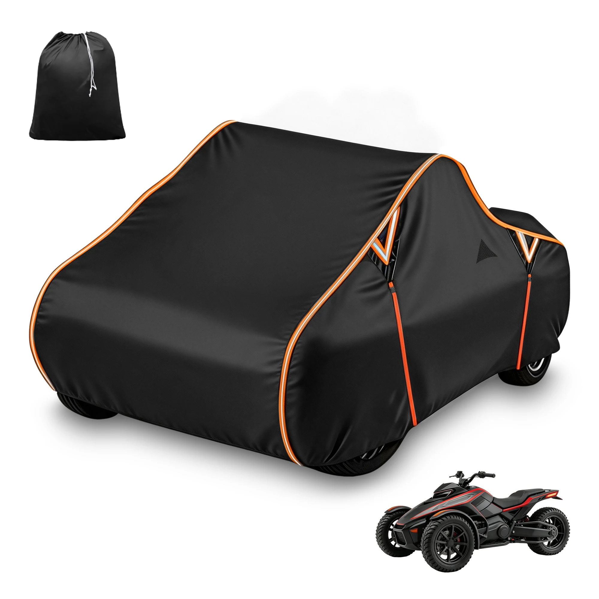UXCELL Full Cover Waterproof for Can-Am Ryker 900 600 Sport Rally Edition 2019-2026