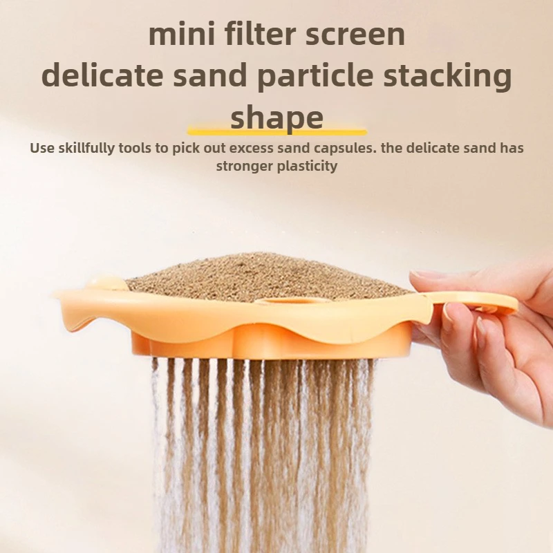 ألعاب الشاطئ للأطفال مجموعة لعب رملية من السيليكون الناعم للأطفال الصغار في الصيف وحمام الشاطئ والماء وعربة متينة وسهلة الحمل #3